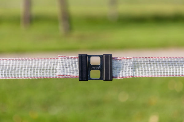 Styx Electric Polytape Connector - 40mm, Stainless Steel, 5 Pack