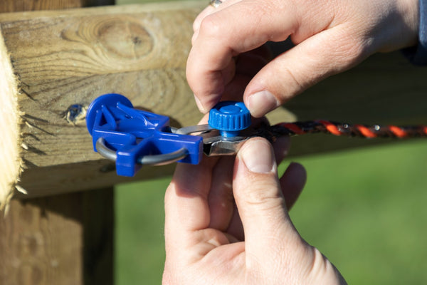 Polywire and Polybraid Connector – Stainless Steel, 4 Pack