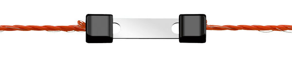 Styx Electric Polywire Connector - 3mm, Stainless Steel, 10 Pack