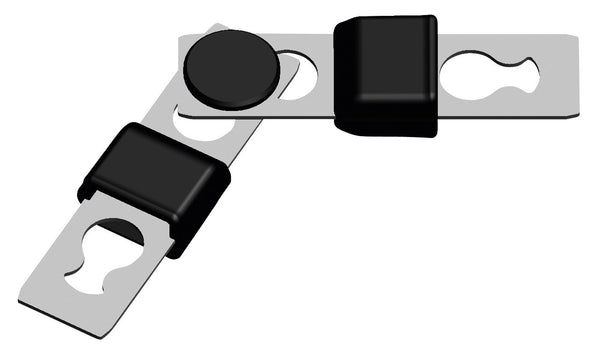 Litzclip Stainless Steel Polywire Connector – 6 mm, Pack of 6