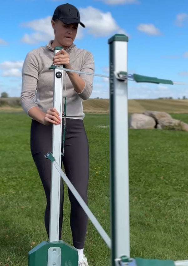 RoFlexs Premium E 145 fully electric fence set-with built in energiser post and battery