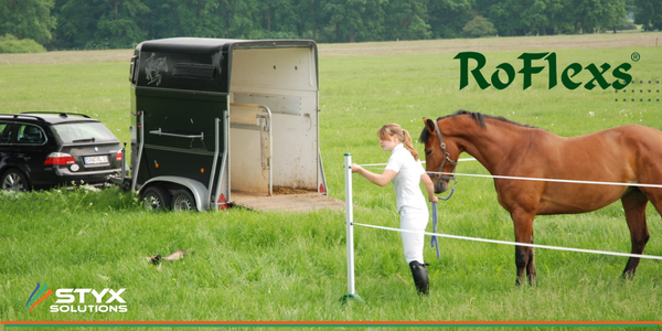 RoFlexs 145 Premium Set - Mobile Equine Yard- up to 56 square meter paddock