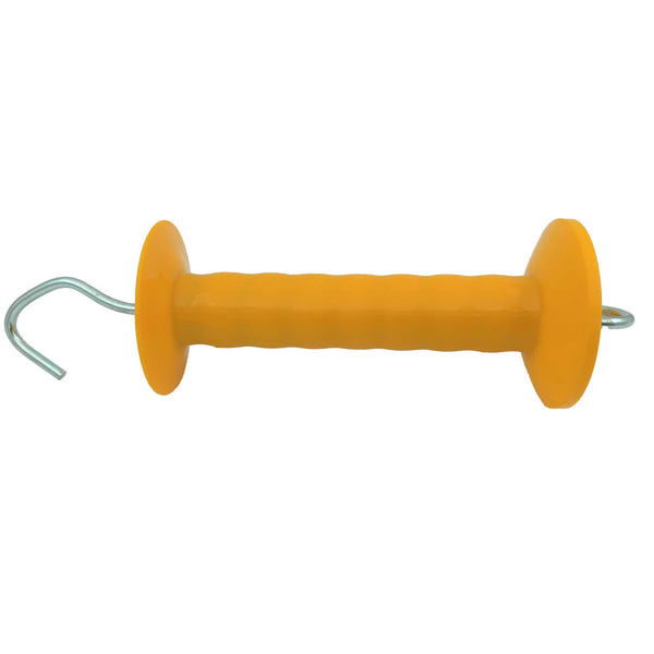Yellow Gate Handle-Spring Loaded-170mm Long Handle