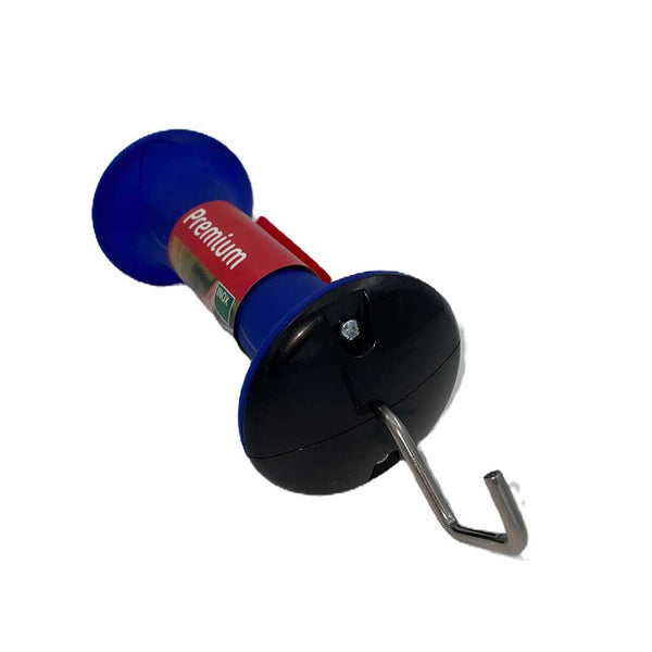 Electric Fence Gate Handle – Blue, Spring-Limited with Hook