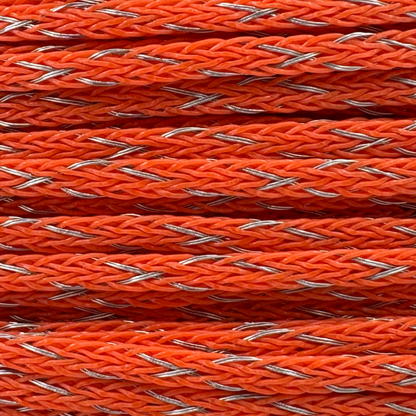 Styx SFW400 Firewire Braid Hi Vis Orange - 3mm, 6 Stainless Steel Wires, 400m