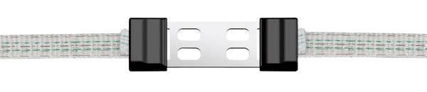 Styx Electric Polytape Connector - 20mm, Stainless Steel, 5 Pack