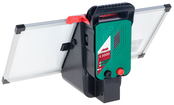 AKO Solar S3000 Electric Fence Energiser 3km / 25ha / 3J