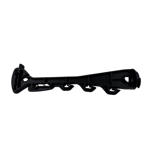Styx Electric Fence Offset Outrigger - 300mm, Black UV-Stabilised Plastic