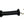 Electric Fence Gate Handle - Black, Spring - Limited with Hook