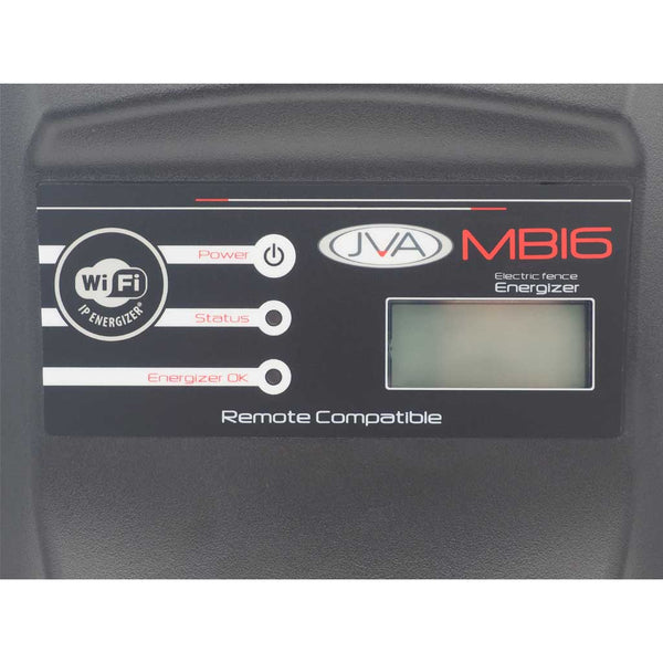 JVA MB16 IP Mains/Battery Electric Fence Energiser – 16J Output, Powers Up to 160km