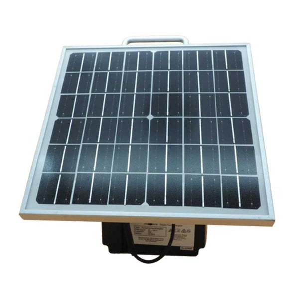 Solar Panel attached to a JVA SV10 Solar Energiser