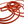 High Vis Orange Styx Electric Fence Bungy 