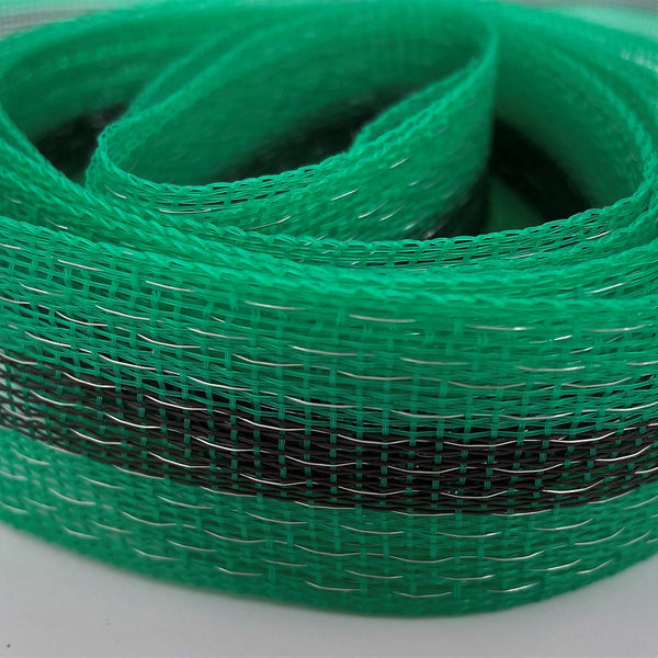 Equine Naturae Polytape - 40mm Green Brown Green, 200m
