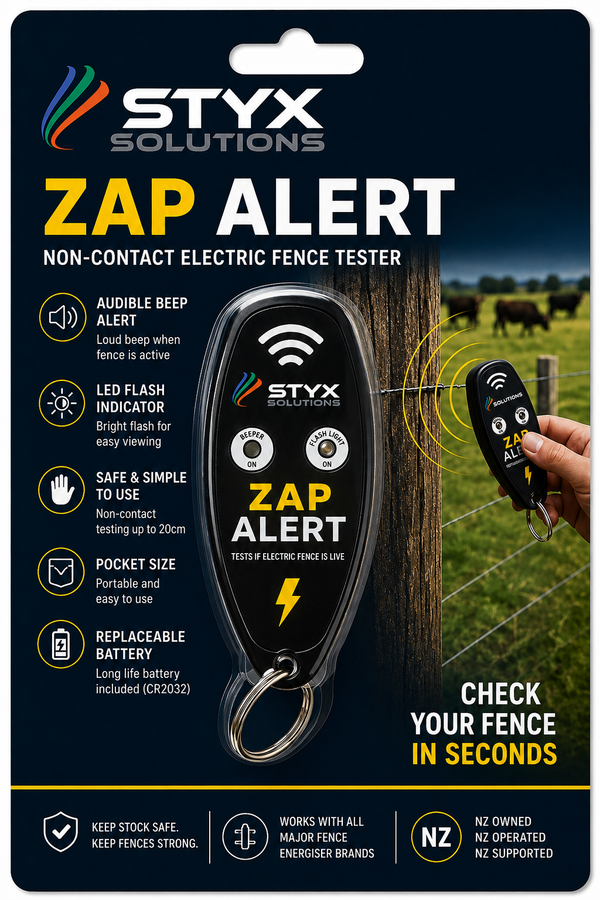 Styx Zap Alert - Electric Fence Beeper Alarm Key Ring
